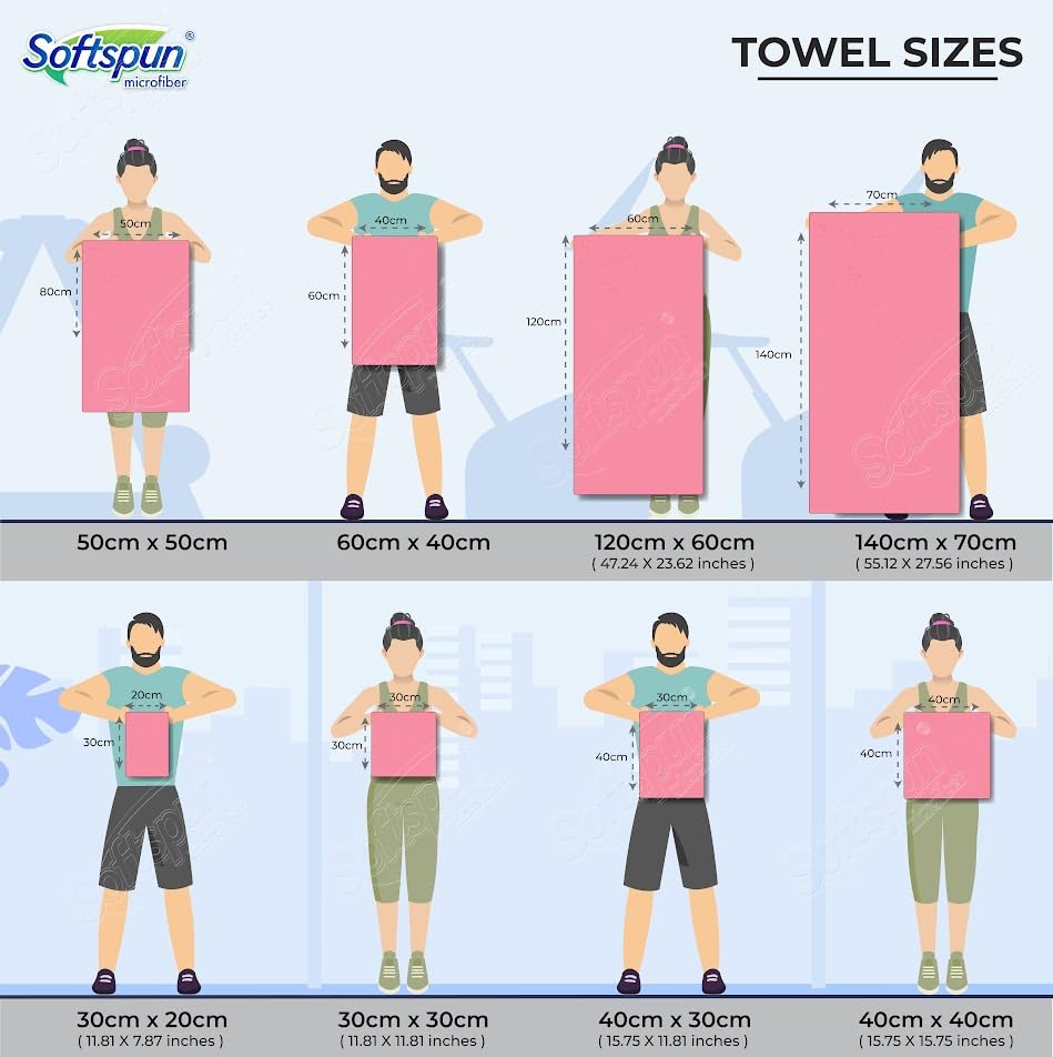SOFTSPUN Microfiber Car Cleaning Cloths