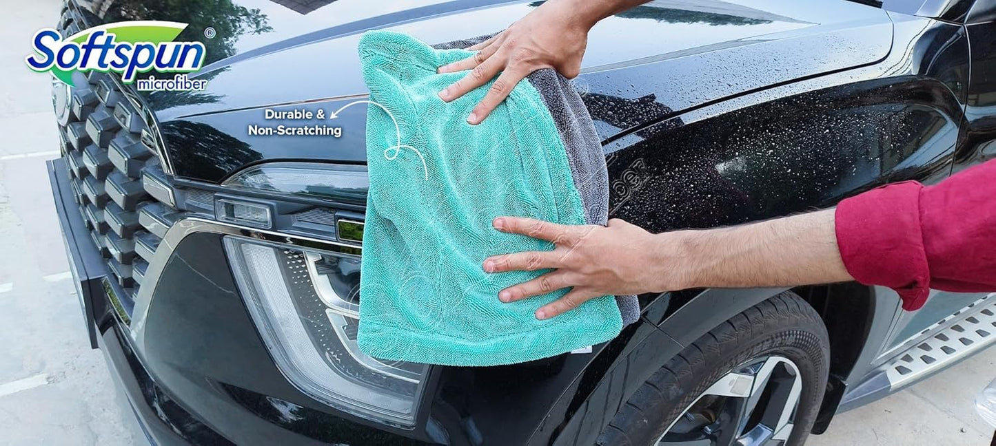 SOFTSPUN Microfiber Car Drying Towel