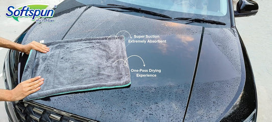 SOFTSPUN Microfiber Car Drying Towel