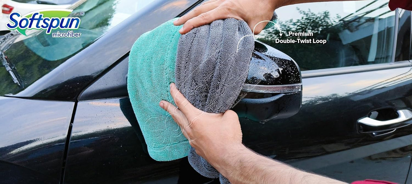 SOFTSPUN Microfiber Car Drying Towel